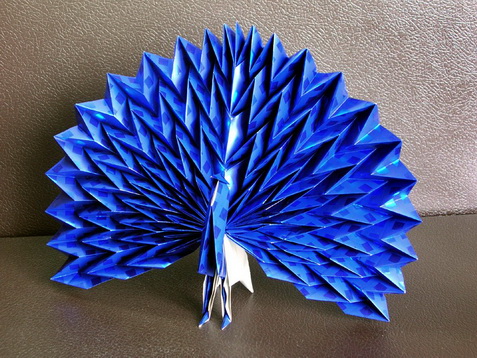 Модульное оригами Павлин демонтаж-самара.рфное оригами Павлин сборка