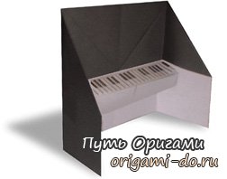 Оригами сборка пианино