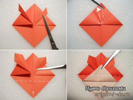 Оригами воинский шлем