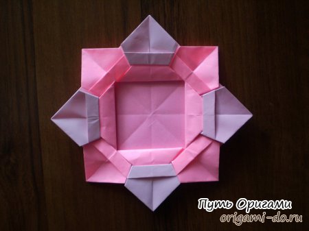 Оригами рамка для фотографии