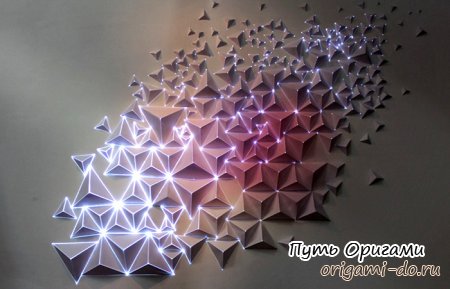 Арт-проекты в стиле оригами от Joanie Lemercier