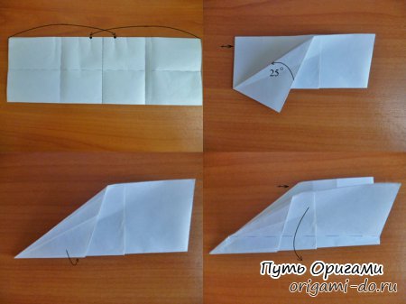 Оригами среднего уровня - истребитель JAS 39 Gripen