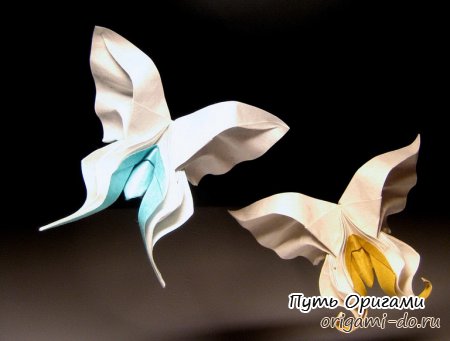 Оригинальная оригами бабочка