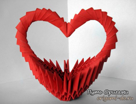 Сердечные оригами подарки для любимых – сувенир, корзинка, коробочка