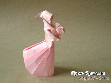 Оригами схема сборки фигуры «Мать и дитя»